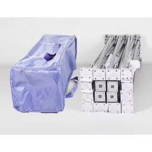 Aluminum Alloy Fast Curtain <b>Display</b> Rack Card Cloth Folding Light Box for Exhibition Event Signature Live <b>Wall</b> Background - Product Image 5