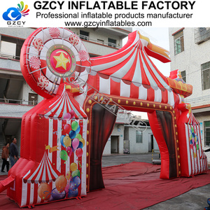 Ngoài trời <span class=keywords><strong>Inflatable</strong></span> lối vào vòm <span class=keywords><strong>Inflatable</strong></span> đua bắt đầu kết thúc dòng vòm cho quảng cáo tổ chức sự kiện - Product Image 3