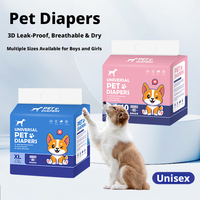 Couches jetables super absorbantes, douces et respirantes pour chiens, protection contre les règles et l'incontinence