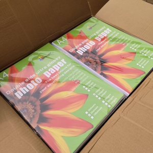 <span class=keywords><strong>Papier</strong></span> photo brillant double face <span class=keywords><strong>160</strong></span> <span class=keywords><strong>g</strong></span>/m², 50 feuilles, imperméable, qualité supérieure, format A3 <span class=keywords><strong>A4</strong></span>, pour imprimante jet d'encre - Product Image 1