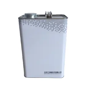 Customized 4 Liter F-style Can Metal Paint Tin with Screw Top Chemical Use China Manufacturer