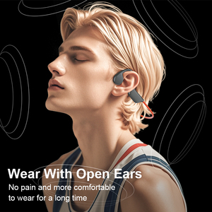 Écouteurs sans fil Bluetooth à conduction osseuse, étanches IPX8, personnalisés OEM, pour la natation, à oreille ouverte, pour le sport - Product Image 2