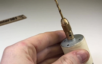 Perceuse sans fil Petite perceuse électrique de bricolage avec mandrin de 3,2 mm Vitesse variable Perçage de trous dans l'acrylique et le bois Alimenté par USB