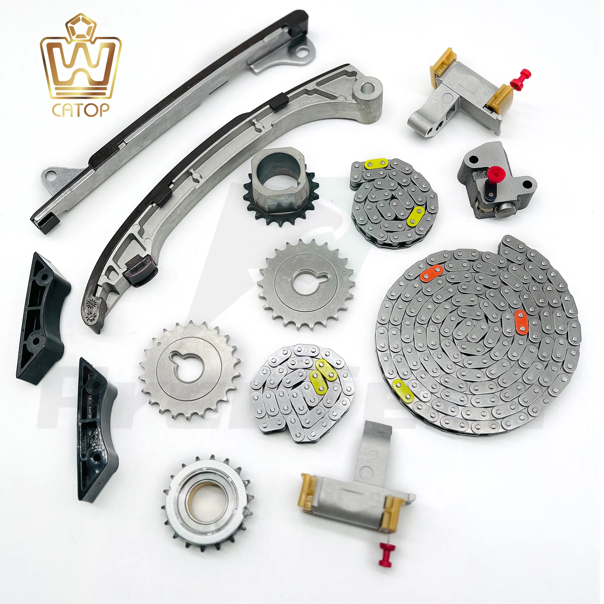 Autoteile kompletter Zeitsystem-Reparatur-Kit 14 Stück für Toyota 1GR Motor SUV RWD/4WD Pickups Zeitkette-Kit