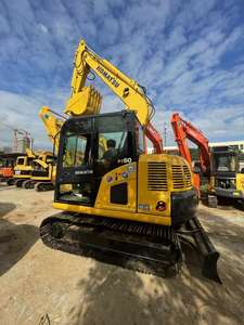 Mini-excavatrice PC60-8 Komatsu d'occasion de 6 tonnes fabriquée au Japon avec des composants de la pompe de la boîte de vitesses du moteur central - Product Image 2