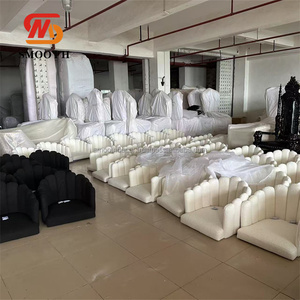 SMOOTH, directo de fábrica, alta calidad, Metal negro, lujoso diseño europeo, sofá, silla para boda, sala de estar y oficina en casa - Product Image 4