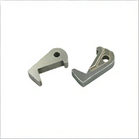 Pièces en fer métallurgique en poudre industrielles, languette de serrure personnalisée, pièces en PM férées frittées, loquet de porte d'hôtel, marque JNT PM-030