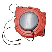 Enrouleur de câble rétractable automatique GX12 mâle-femelle 4 broches 4CX24AWG 20m – Enrouleur de câble d'alimentation GX12 mâle-femelle