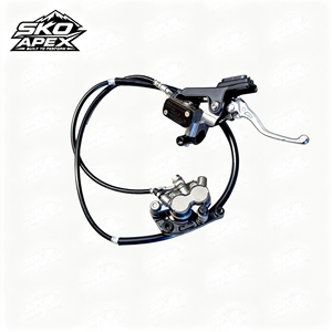 Kit de <span class=keywords><strong>frein</strong></span> hydraulique arrière Surron Ultra Bee avec maître-cylindre personnalisé, étrier et tuyau – Pièces de mise à niveau pour <span class=keywords><strong>moto</strong></span> électrique tout-terrain - Product Image 3