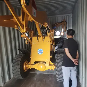 Diesel 4x4 Tractor Excavator Front Backhoe Loader With Spare Parts 4000kgs Operating Weight