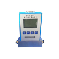 Débitmètre massique thermique d'air et de gaz MFM 20 ml/min 100 ml/min 200 ml/min avec contrôleur, filetage en acier inoxydable