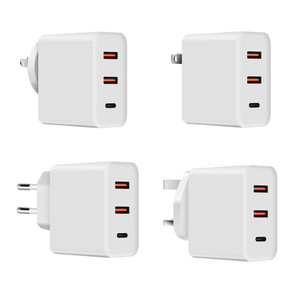 Cargador Rápido Universal de Viaje Internacional 60601 para EE. UU., Australia, Reino Unido, Europa, Tipo C PD 3.0, 1 USB A QC 3.0, Gan de 65 W para Teléfono y Portátil - Product Image 2