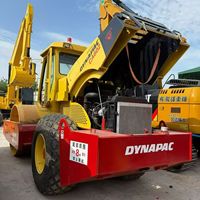 Rouleau vibratoire Dynapac CA602D d'occasion, 18 tonnes, monocylindre, compacteur de sol, machine de construction routière