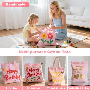 Bolsa de Lona Personalizada, Bolsa de Compras de Algodón para Educación, Formación y Publicidad, Bolsa de Lona de Mano para Estudiantes - Product Image 2
