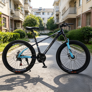 Bicicletta da Montagna a Prezzo di Fabbrica, Telaio in Acciaio, Cablaggio Interno, Forcella Spessa 42mm, Decalcomania <span class=keywords><strong>Laser</strong></span>, Verniciatura a Forno, Cuscinetti Sigillati - Product Image 5