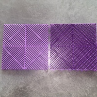 Grilles de sol emboîtables en plastique PP 400x400x18mm pour lavage de voitures, garage et atelier, robustes avec drainage intégré