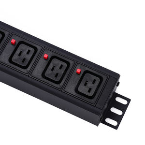 थोक ieck c13 c19 pdu <span class=keywords><strong>15</strong></span> पोर्ट के साथ 1.5u मिश्रित pdu 2p 16a एयर स्विच और पावर इंडिकेटर - Product Image 5