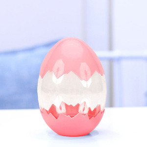 Customized logo disposable egg shaped beverage bottle  food grade PET plastic empty bottle