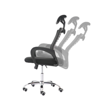 Chaise de bureau ergonomique à dossier haut en maille, réglable en hauteur, prix de gros