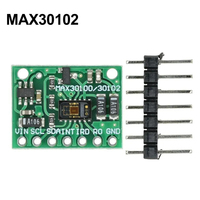 MAX30100 MAX30102 Sensor daya rendah, papan Breakout denyut jantung untuk modul Sensor oksigen darah Arduino MAX30100 denyut nadi oksimeter