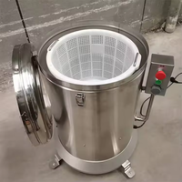Séchoir à aliments en acier inoxydable commercial Machine de séchage de déshydratation de fruits rotative centrifuge unique