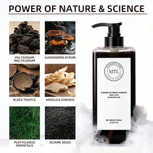 Kruiden Shampoo He <span class=keywords><strong>Shou</strong></span> Wu voor het voeden en versterken van de hoofdhuid en behandeling van grijs haar, biologische Polygonum Multiflorum shampoo - Product Image 4