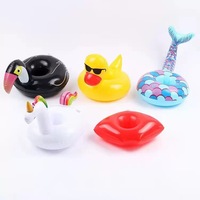 Support de Gobelet Gonflable Épais en Gros, Plateau Flottant pour Boissons, Accessoires de Fête pour Piscine et Plage, Vente en Gros Personnalisée