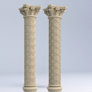 Molde de columna romana de 20 cm - 50 cm de diámetro, caja de molde cilíndrico de hormigón de plástico ABS, pilar de puerta de Villa, columna lateral del pilar - Product Image 6