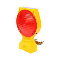 Feux de signalisation routière à LED clignotants solaires, directement de l'usine, visibilité >500m, protection IP65, couleurs jaune/rouge, Roadsafe