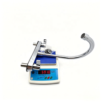 Robinet de cuisine en acier inoxydable Metalique 330003-CR Chrome 8 pouces, montage sur plan, rotation à 360 degrés, 2 poignées, 2 trous, finition argent