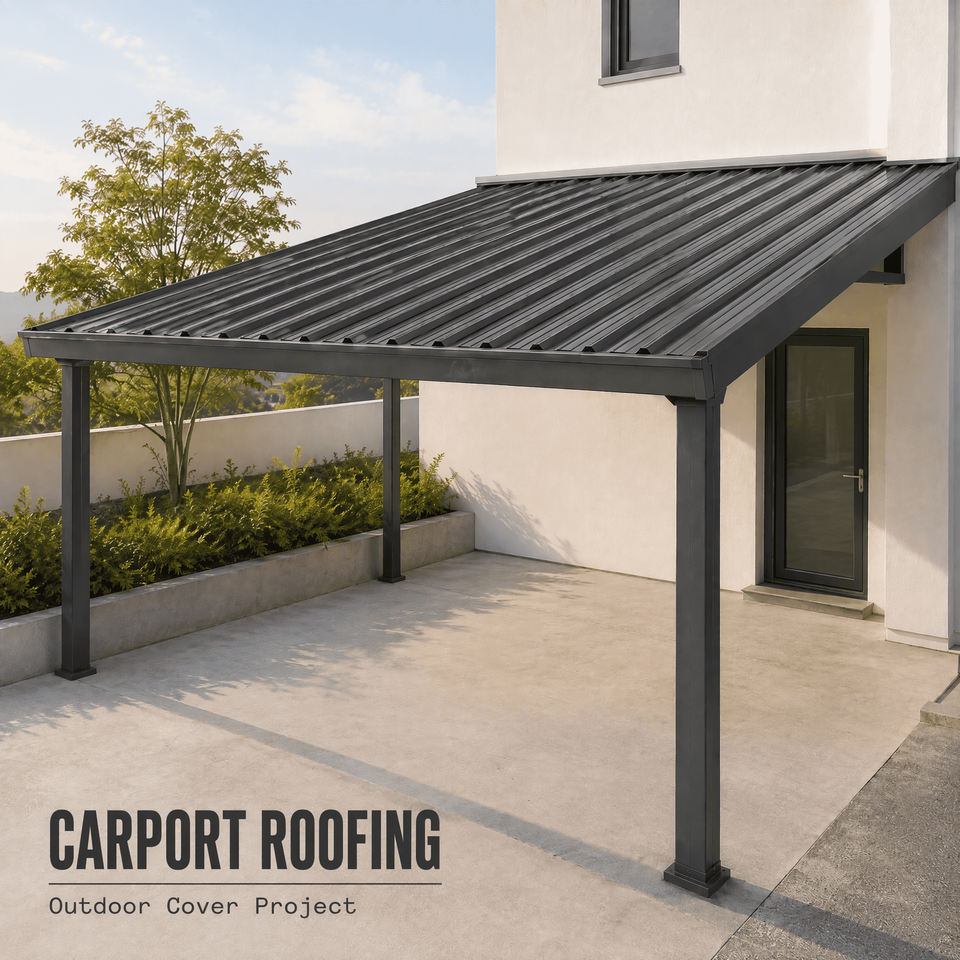 Waterproof PVC Roof Panel Multiple Colors Available Trapezoidal Roofing ...
