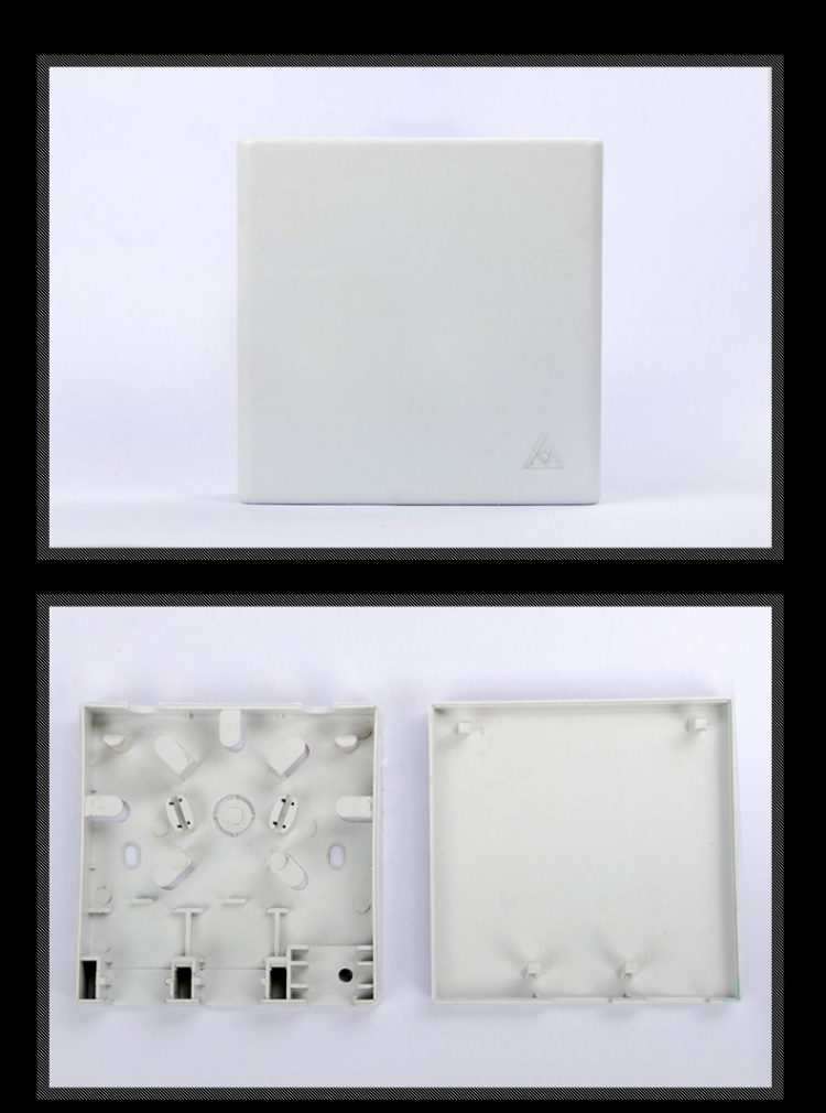 ABS Plastic FTTH Outdoor Box 2 Port Indoor Fiber Termination Box