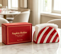 Vente en gros de pots en céramique personnalisés avec logo, pot à biscuits en porcelaine à rayures spirales rouges, décoration moderne de cuisine, récipient de stockage alimentaire