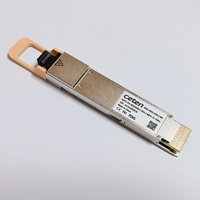 Ceten/OEM QDD-400G-SR4.2-BD 400GBASE-SR4.2 QSFP-DD PAM4 850nm 100m DOM MPO-12/UPC MMF Modul Transceiver Optik untuk Telekomunikasi