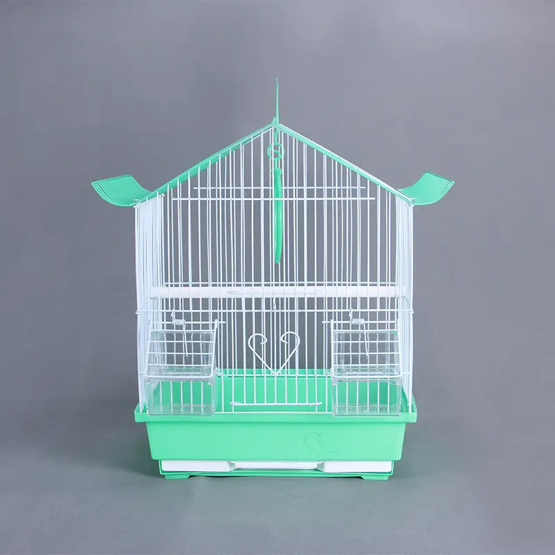 Factory Direct Sales Stainless Steel Iron Metal Parakeet Parrot Bird Cage With Handle