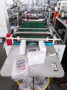 פלסטיק קשת תחתון עוף תיק ביצוע מכונה