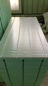4*8ft <strong>XPS</strong> Polystyrene <strong>Al</strong> Heating Panel High Compression Underfloor Heating Insulation Board with Embossed Aluminum Foil 1200x600 - Product Image 6