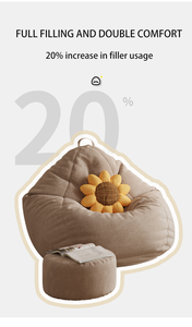 <span class=keywords><strong>Pouf</strong></span> Géant Fauteuil Poire <span class=keywords><strong>Canapé</strong></span> sur Mesure Grand <span class=keywords><strong>Pouf</strong></span> pour Salon - Product Image 6