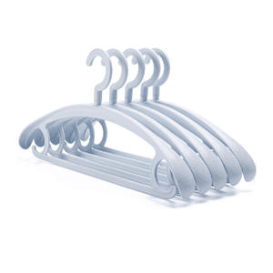 DS4212 Cintre épais et antidérapant à épaules larges pour costumes, robes, pantalons, crochets pivotants, cintres en plastique pour adultes - Product Image 5