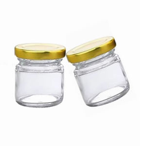 Frascos de Vidrio Pequeños con Tapas de 1.5 oz, Mini Frascos de <span class=keywords><strong>Miel</strong></span>, Frascos Redondos Transparentes para Velas, para Hacer Velas, para Regalos, Recuerdos de Fiesta de Bodas - Product Image 3
