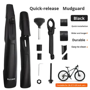 Protetor de Lama de Plástico para Bicicleta de Montanha West Biking, Liberação Rápida, Protetor de Chuva, Acessórios para Bicicleta de Marcha Fixa, Tamanho Único - Product Image 4
