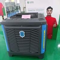 Refroidisseur d'air par évaporation d'eau 3 tonnes vrf 25000 cmh ventilateur d'économie d'énergie industriel pour les entrepôts d'atelier