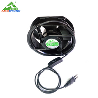 Ventilateur axial industriel OEM ODM AC 172x150x51mm, longueur de câble personnalisée, 220V, 3000 tr/min