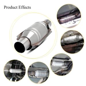符合 EPA 标准的 <span class=keywords><strong>2</strong></span>.5 英寸通用催化转换器，带 O2 传感器端口，高流量 400 电池单元，不锈钢材质，性能卓越，适合 53005 - Product Image 6