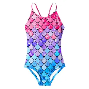 Niña nadar ropa de playa vestidos ropa de baño Niña niños traje de baño <span class=keywords><strong>Bikini</strong></span> traje de baño <span class=keywords><strong>Anime</strong></span> Cosplay Halloween sirena natación cola - Product Image 1