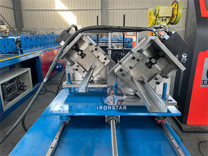 건식 벽체 스터드 및 트랙 롤 성형기 60x27 금속 스터드 및 트랙 롤 성형기 프로파일 스터드 및 트랙 머신 - Product Image 5