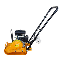 Mini compacteur vibrant de sol manuel à essence diesel Machine de compactage à plaque vibrante manuelle Compacteur de terre