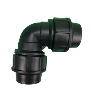 HJ Manufacture PP Compression Fittings Female Elbow Irrigation Water Pipe Fitting