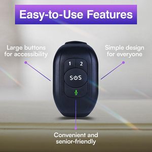 Carte SIM 4G LTE GPS avec bouton SOS d'urgence, détecteur <span class=keywords><strong>de</strong></span> chute, <span class=keywords><strong>bracelet</strong></span> avec bouton <span class=keywords><strong>de</strong></span> panique, localisation GPS, bouton SOS <span class=keywords><strong>de</strong></span> panique pour personnes âgées - Product Image 1