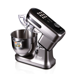 Batidora de Pedestal RAF de 2200W con Tazón de Acero Inoxidable de 10L, 12 Velocidades, Control Antisalpicaduras y Pantalla Táctil para Repostería Casera - Product Image 4